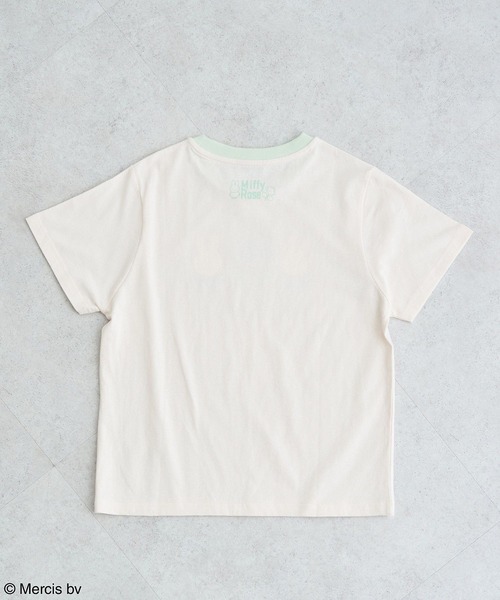 earth music&ecology(アースミュージックアンドエコロジー)の「miffy/earth Rose ringer Tee(Tシャツ/カットソー・レディース・クリーム/ネイビー・FREE)」の22枚目の写真