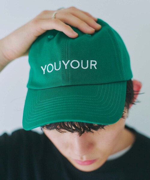 最も完璧な YOU セール】限定展開 YOUR/ユーユアー ベース フロントロゴ 帽子