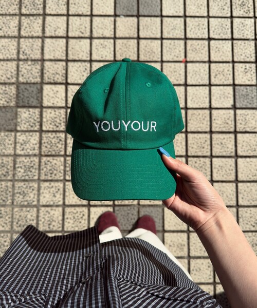 帽子 you セール】限定展開 YOU YOUR/ユーユアー フロントロゴ ベース