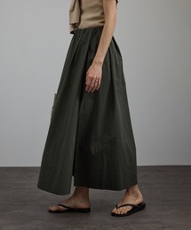SALON adam et rope' | ウォーターリぺレントスリットギャザースカート［撥水］(スカート)