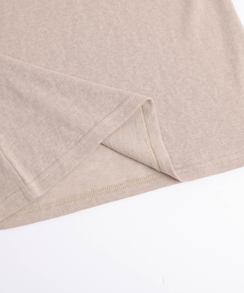 SUGAR BISKET(シュガービスケット)の「ロングスリーブTシャツ&タンクトップ(Tシャツ/カットソー・レディース・ベージュ/グレー/ホワイト/ブラック・フリー)」の11枚目の写真