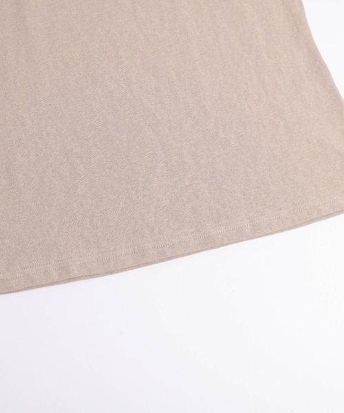 SUGAR BISKET(シュガービスケット)の「ロングスリーブTシャツ&タンクトップ(Tシャツ/カットソー・レディース・ベージュ/グレー/ホワイト/ブラック・フリー)」の20枚目の写真