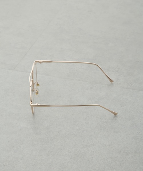 NANO universe（ナノユニバース）の「ツインブリッジラウンドサングラス（サングラス・レディース・シルバー/ゴールド・FREE）」の6枚目の写真
