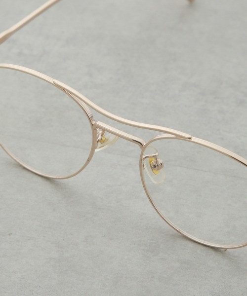 NANO universe（ナノユニバース）の「ツインブリッジラウンドサングラス（サングラス・レディース・シルバー/ゴールド・FREE）」の10枚目の写真