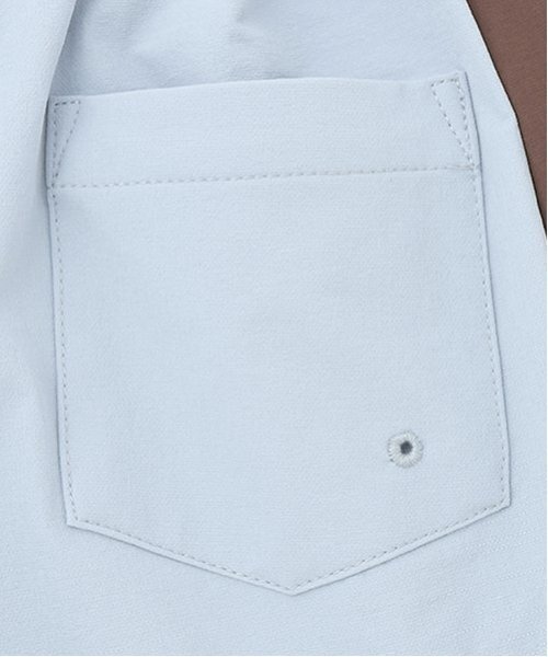 petit main（プティマイン）の「【水陸両用】サイドラインハーフパンツ（スイムグッズ・キッズ・サックスブルー/ダークブルー/ライトベージュ・80ｃｍ/110cm/100cm/120cm/90cm/130cm）」の14枚目の写真