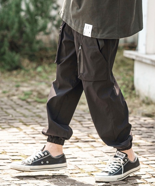 CAMBIO(カンビオ)の「mp13620- 撥水ナイロンストレッチキャンプパンツ(その他パンツ・メンズ・ブラック/オリーブ/カーキブラウン・S/M/L)」の18枚目の写真