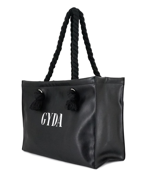 GYDA(ジェイダ)の「GYDA(ジェイダ) / ショッパー風フェイクレザートートバッグ A4対応 GY-B192 FAKE LEATHER(トートバッグ・レディース・ブラック/レオパード・FREE)」の4枚目の写真