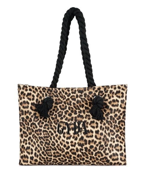 GYDA(ジェイダ)の「GYDA(ジェイダ) / ショッパー風フェイクレザートートバッグ A4対応 GY-B192 FAKE LEATHER(トートバッグ・レディース・ブラック/レオパード・FREE)」の8枚目の写真