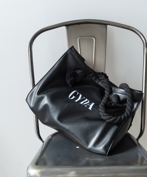 GYDA(ジェイダ)の「GYDA(ジェイダ) / ショッパー風フェイクレザートートバッグ A4対応 GY-B192 FAKE LEATHER(トートバッグ・レディース・レオパード/ブラック・FREE)」の15枚目の写真