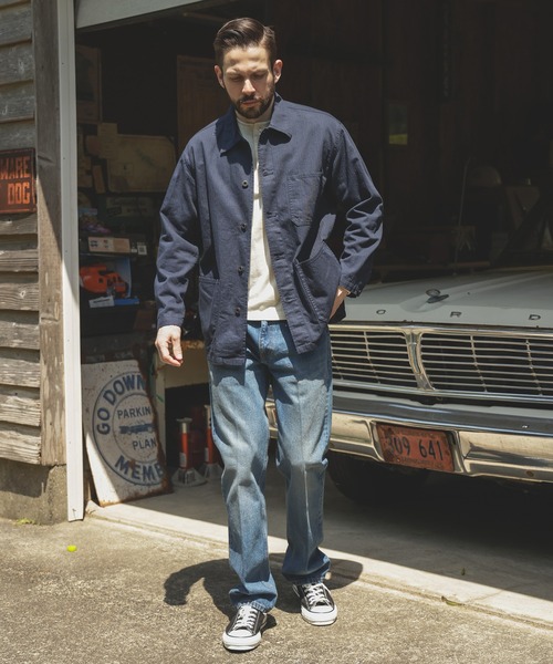 MR.OLIVE(ミスターオリーブ)の「US NAVY HERRINGBONE / 5-BUTTON COVERALL(カバーオール・メンズ・グリーン/ネイビー・SMALL/MEDIUM/LARGE)」の11枚目の写真