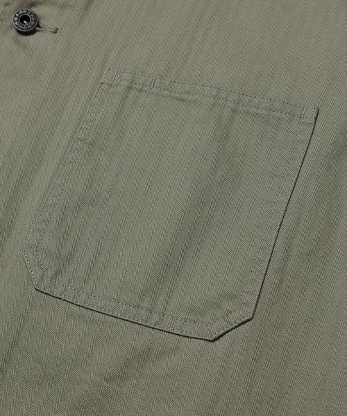 MR.OLIVE(ミスターオリーブ)の「US NAVY HERRINGBONE / 5-BUTTON COVERALL(カバーオール・メンズ・グリーン/ネイビー・SMALL/MEDIUM/LARGE)」の4枚目の写真