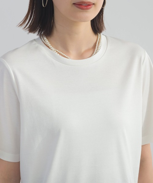 PICCIN(ピッチン)の「ロゴプレート付きTシャツ(Tシャツ/カットソー・レディース・ブラック/オフホワイト・M)」の16枚目の写真