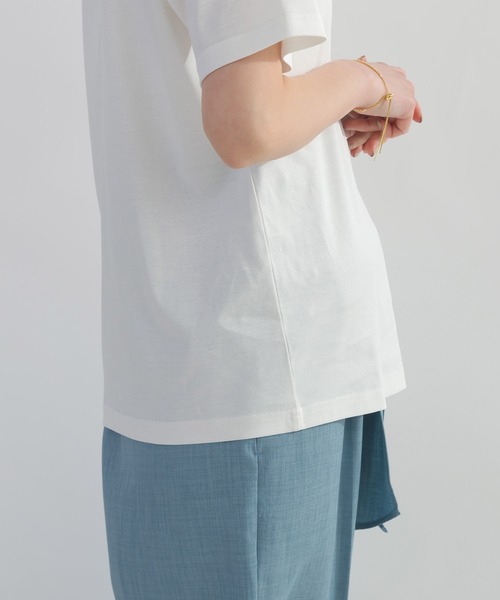 PICCIN(ピッチン)の「ロゴプレート付きTシャツ(Tシャツ/カットソー・レディース・ブラック/オフホワイト・M)」の19枚目の写真