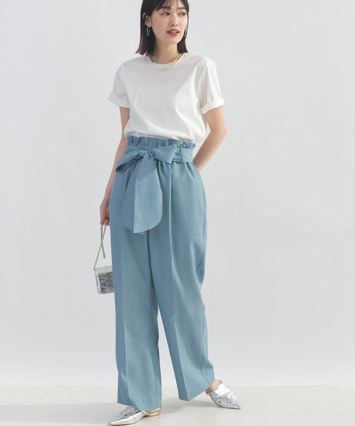 PICCIN(ピッチン)の「ロゴプレート付きTシャツ(Tシャツ/カットソー・レディース・ブラック/オフホワイト・M)」の7枚目の写真