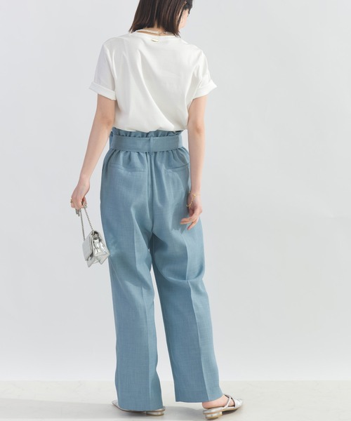PICCIN(ピッチン)の「ロゴプレート付きTシャツ(Tシャツ/カットソー・レディース・ブラック/オフホワイト・M)」の9枚目の写真