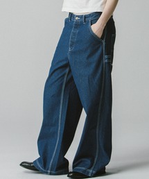 【金子恵治 × UNION HERCULES MADE】デニムオーバーサイズペインターパンツ