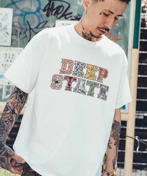 Subciety(サブサエティ)の「Deep state tee(Tシャツ/カットソー・メンズ・ゴールド/ブラック/ホワイト・SMALL/MEDIUM/LARGE/X-LARGE/XX-LARGE)」の9枚目の写真