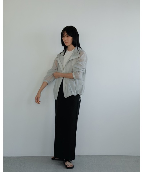 anuke(アンヌーク)の「Padin Americansleeve Tanktop(タンクトップ・レディース・ブラウン/ホワイト/ミント/ブラック・FREE)」の14枚目の写真