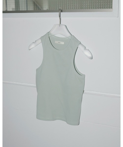 anuke(アンヌーク)の「Padin Americansleeve Tanktop(タンクトップ・レディース・ブラウン/ホワイト/ミント/ブラック・FREE)」の6枚目の写真