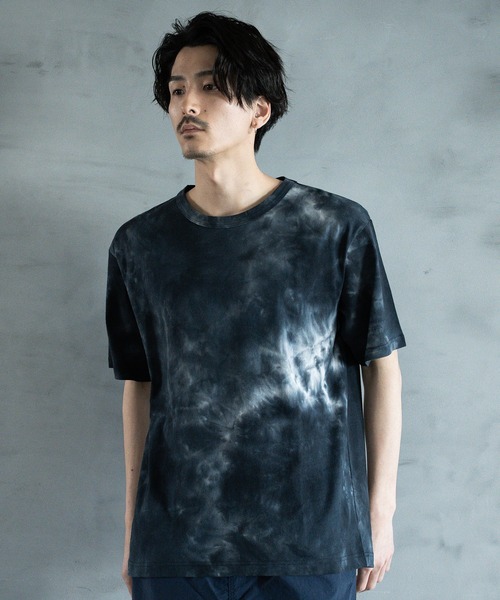RATTLE TRAP(ラトルトラップ)の「タイダイ染Tシャツ(Tシャツ/カットソー・メンズ・ブラック/グレー・M/L)」の9枚目の写真