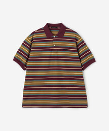 SCYE BASICS | SCYE BASICS | コットンピケ ポロシャツ ストライプ MEN(ポロシャツ)