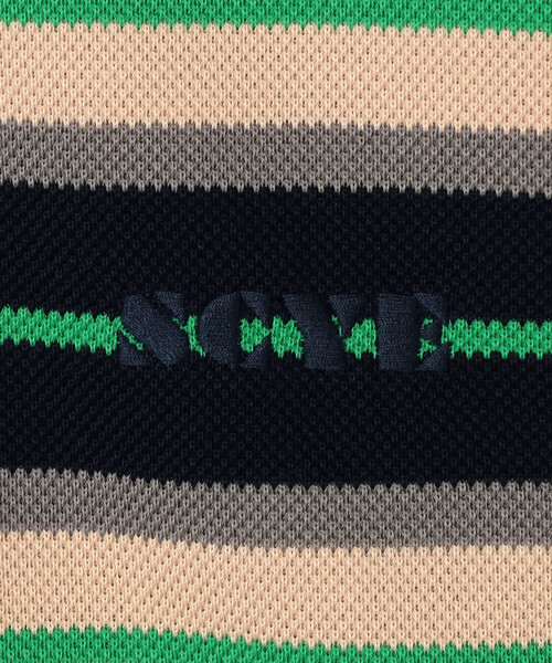 SCYE BASICS（サイベーシックス）の「SCYE BASICS | コットンピケ ポロシャツ ストライプ MEN（ポロシャツ・メンズ・レッド系その他/ブルー系その他5・40/38）」の11枚目の写真