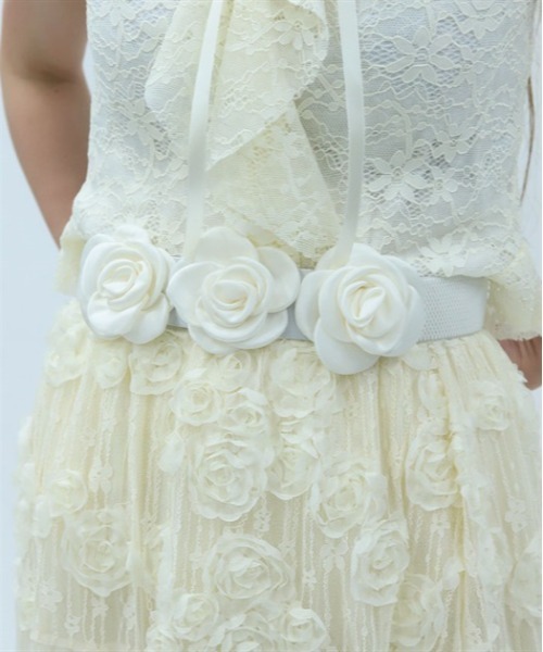 axes femme(アクシーズファム)の「ローズモチーフベルト(ベルト・レディース・ブラック/キナリ・FREE)」の20枚目の写真