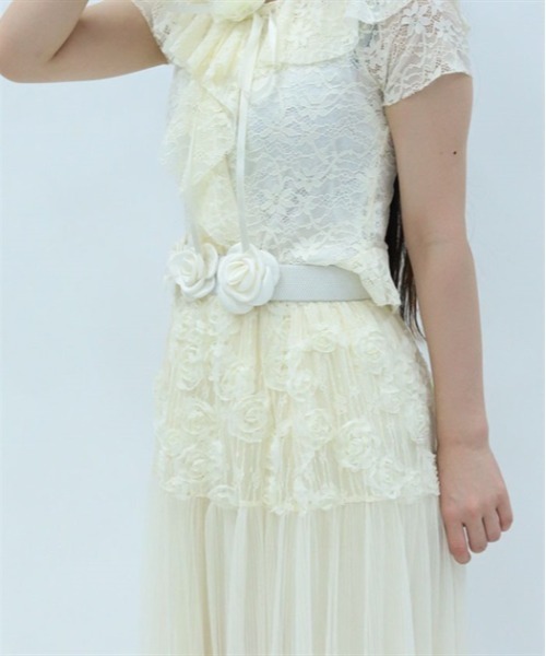 axes femme(アクシーズファム)の「ローズモチーフベルト(ベルト・レディース・ブラック/キナリ・FREE)」の19枚目の写真