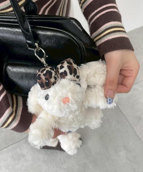 WEGO(ウィゴー)の「WEGO/お姫様うさちゃんぬいぐるみキーホルダー(キーホルダー・レディース・サックスブルー/ブラック/その他1・FREE)」の3枚目の写真