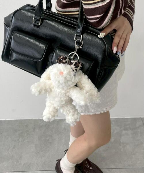 WEGO(ウィゴー)の「WEGO/お姫様うさちゃんぬいぐるみキーホルダー(キーホルダー・レディース・サックスブルー/ブラック/その他1・FREE)」の12枚目の写真