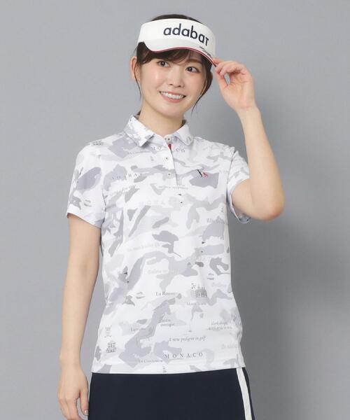 adabat(アダバット)の「◆【新レーベル ADABAT NAVY】UVカット/吸水速乾 モナコリンクスプリントポロシャツ(ポロシャツ・レディース・ベージュ系/ホワイト系その他/ネイビー系・42/40/38/36)」の8枚目の写真