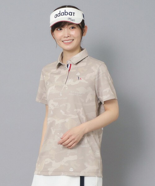 adabat(アダバット)の「◆【新レーベル ADABAT NAVY】UVカット/吸水速乾 モナコリンクスプリントポロシャツ(ポロシャツ・レディース・ベージュ系/ホワイト系その他/ネイビー系・42/40/38/36)」の18枚目の写真