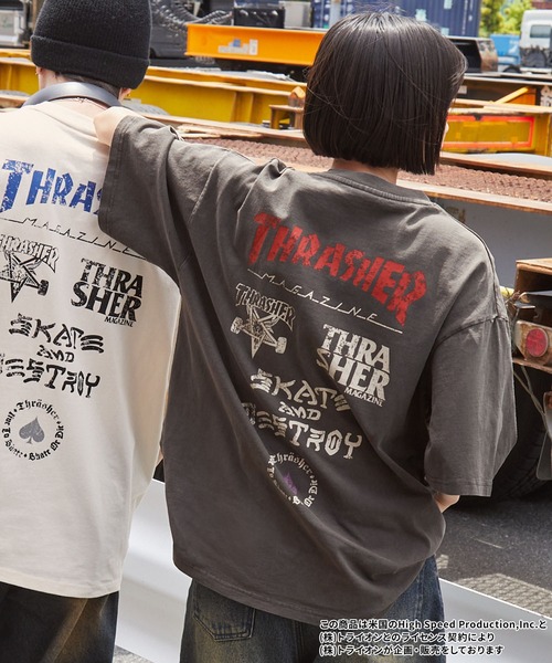 【人気No.1】 セール】THRASHER/スラッシャー 別注 ヴィンテージライク トップス