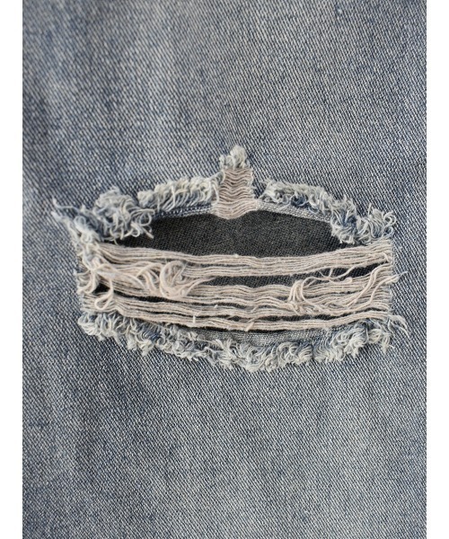 Reurie'(レウリィ)の「ダメージデニムスカート/damage denim skirt スカート デニム ブルー カジュアル ロング丈(スカート・レディース・ブルー・SMALL/MEDIUM)」の7枚目の写真