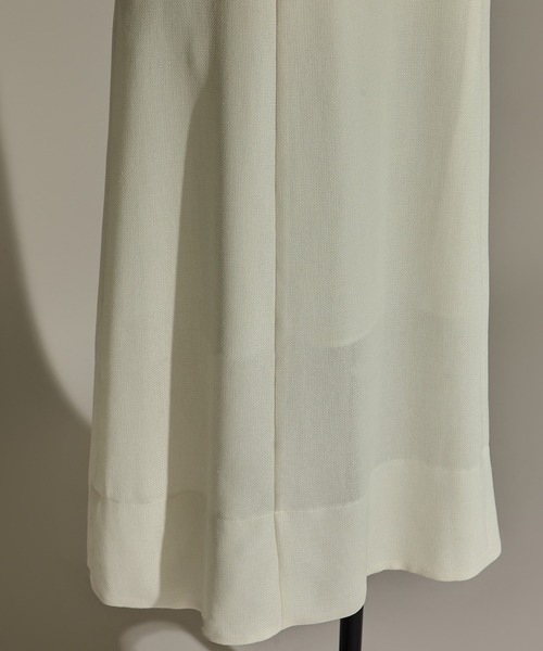 STUDIOUS(ステュディオス)の「【STUDIOUS/ステュディオス】V Neck Sleeveless Mesh Dress/Vネックスリーブレスメッシュドレス(ワンピース・レディース・アイボリー/ブラック・1/2)」の12枚目の写真