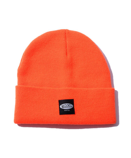 MANASTASH（マナスタッシュ）の「MANASTASH/マナスタッシュ PATCHED BEANIE/パッチドビーニー（ニットキャップ/ビーニー・メンズ・ブラック/その他17/ブルー/ホワイト/キャメル/オレンジ・F）」の11枚目の写真
