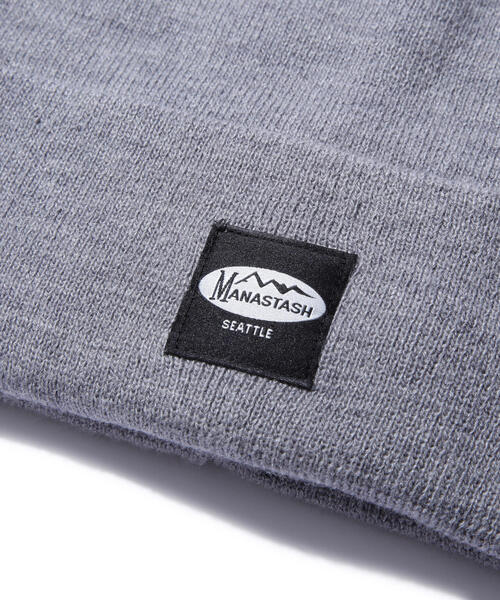 MANASTASH（マナスタッシュ）の「MANASTASH/マナスタッシュ PATCHED BEANIE/パッチドビーニー（ニットキャップ/ビーニー・メンズ・ブラック/その他17/ブルー/ホワイト/キャメル/オレンジ・F）」の8枚目の写真
