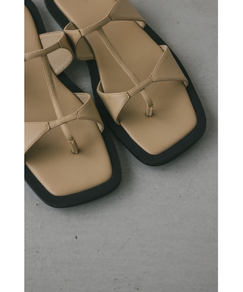 STYLEMIXER（スタイルミキサー）の「ダブルストラップフラットサンダル（サンダル・レディース・ブラック/ベージュ・SMALL/MEDIUM/LARGE）」の21枚目の写真