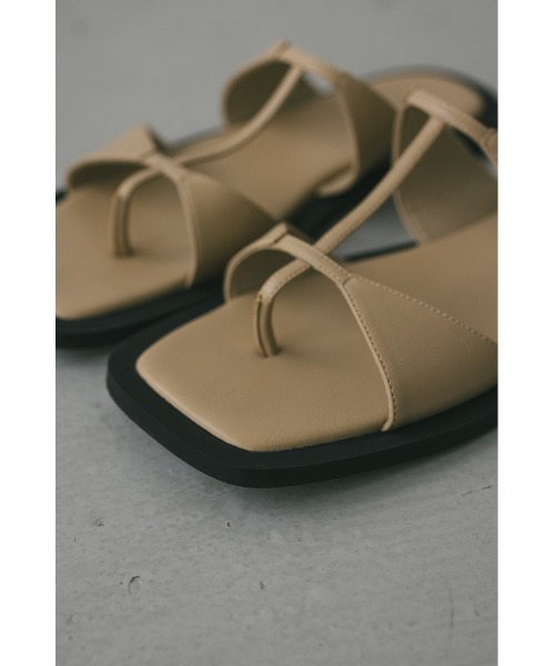 STYLEMIXER（スタイルミキサー）の「ダブルストラップフラットサンダル（サンダル・レディース・ブラック/ベージュ・SMALL/MEDIUM/LARGE）」の22枚目の写真
