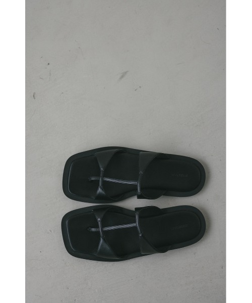 STYLEMIXER（スタイルミキサー）の「ダブルストラップフラットサンダル（サンダル・レディース・ブラック/ベージュ・SMALL/MEDIUM/LARGE）」の6枚目の写真