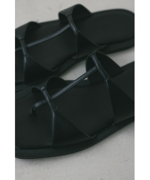 STYLEMIXER（スタイルミキサー）の「ダブルストラップフラットサンダル（サンダル・レディース・ブラック/ベージュ・SMALL/MEDIUM/LARGE）」の12枚目の写真