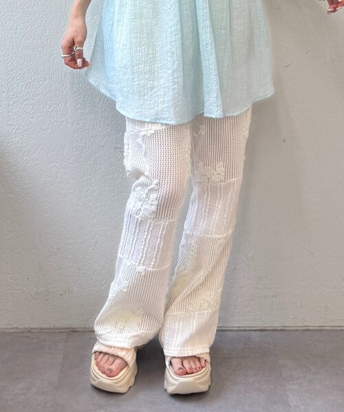 w closet（ダブルクローゼット）の「厚底ギャザーベルトサンダル（サンダル・レディース・ブラック/アイボリー・LARGE/SMALL/MEDIUM）」の10枚目の写真