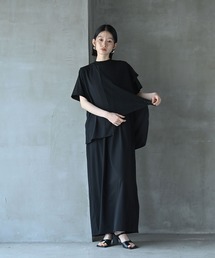 funda mine（ファンダマイン）の「レイヤードメッシュTシャツワンピース（ワンピース）」