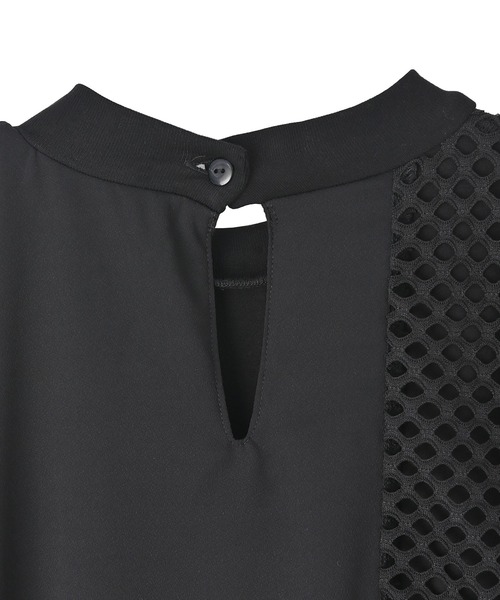 funda mine(ファンダマイン)の「レイヤードメッシュTシャツワンピース(ワンピース・レディース・ブラック・02/01)」の14枚目の写真