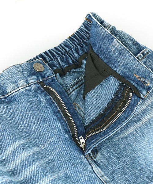 ANAP（アナップ）の「レース ドッキング デニム スカート（スカート・レディース・ホワイト/ブラック・FREE）」の5枚目の写真