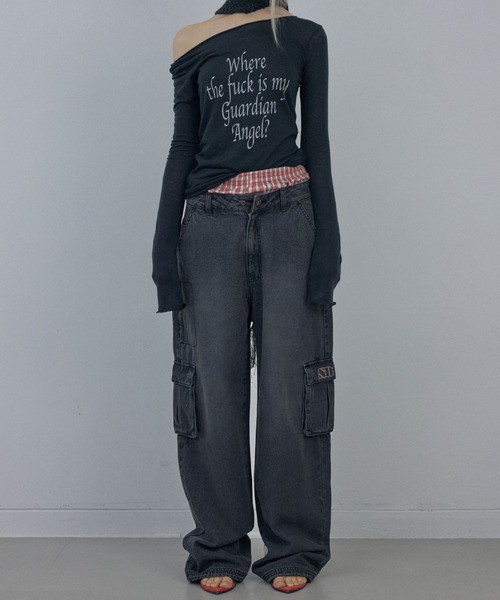 パンツ sculptor  Acid Cargo Jogger Pants Acid Cargo Jogger Pants（デニムパンツ）｜SCULPTOR（スカルプ
