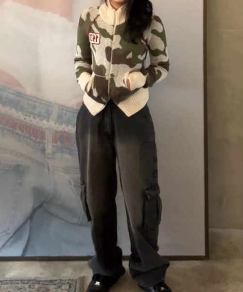 パンツ sculptor  Acid Cargo Jogger Pants Acid Cargo Jogger Pants Washed Black – Sculptor