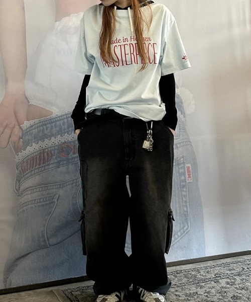 SCULPTOR(スカルプター)の「Acid Cargo Jogger Pants(デニムパンツ・レディース・ブルー/ブラック・LARGE/SMALL/MEDIUM)」の13枚目の写真
