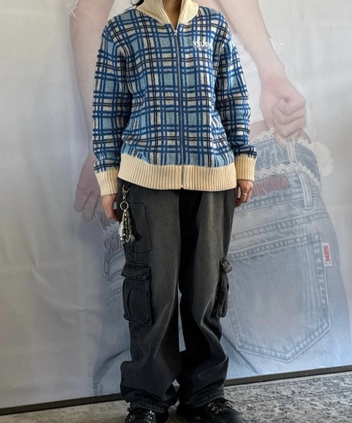 SCULPTOR(スカルプター)の「Acid Cargo Jogger Pants(デニムパンツ・レディース・ブルー/ブラック・LARGE/SMALL/MEDIUM)」の15枚目の写真
