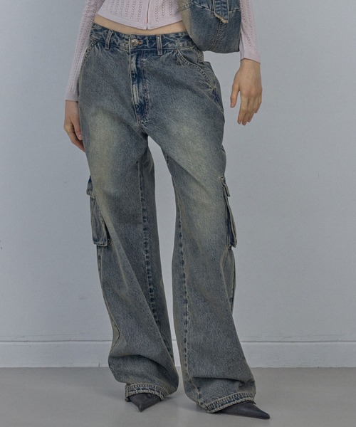Acid Cargo Jogger Pants（デニムパンツ）｜SCULPTOR（スカルプ